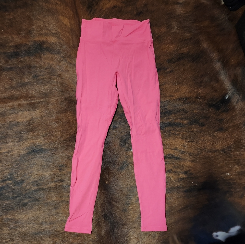 Fabletics Vibrant Pink Leggings Stretchy Athletic Wear